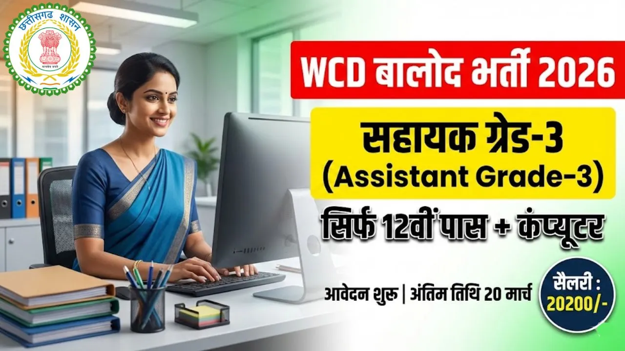 Balod Sahayak Grade 3 Vacancy